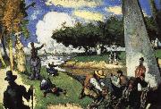 Paul Cezanne fisherman France oil painting artist